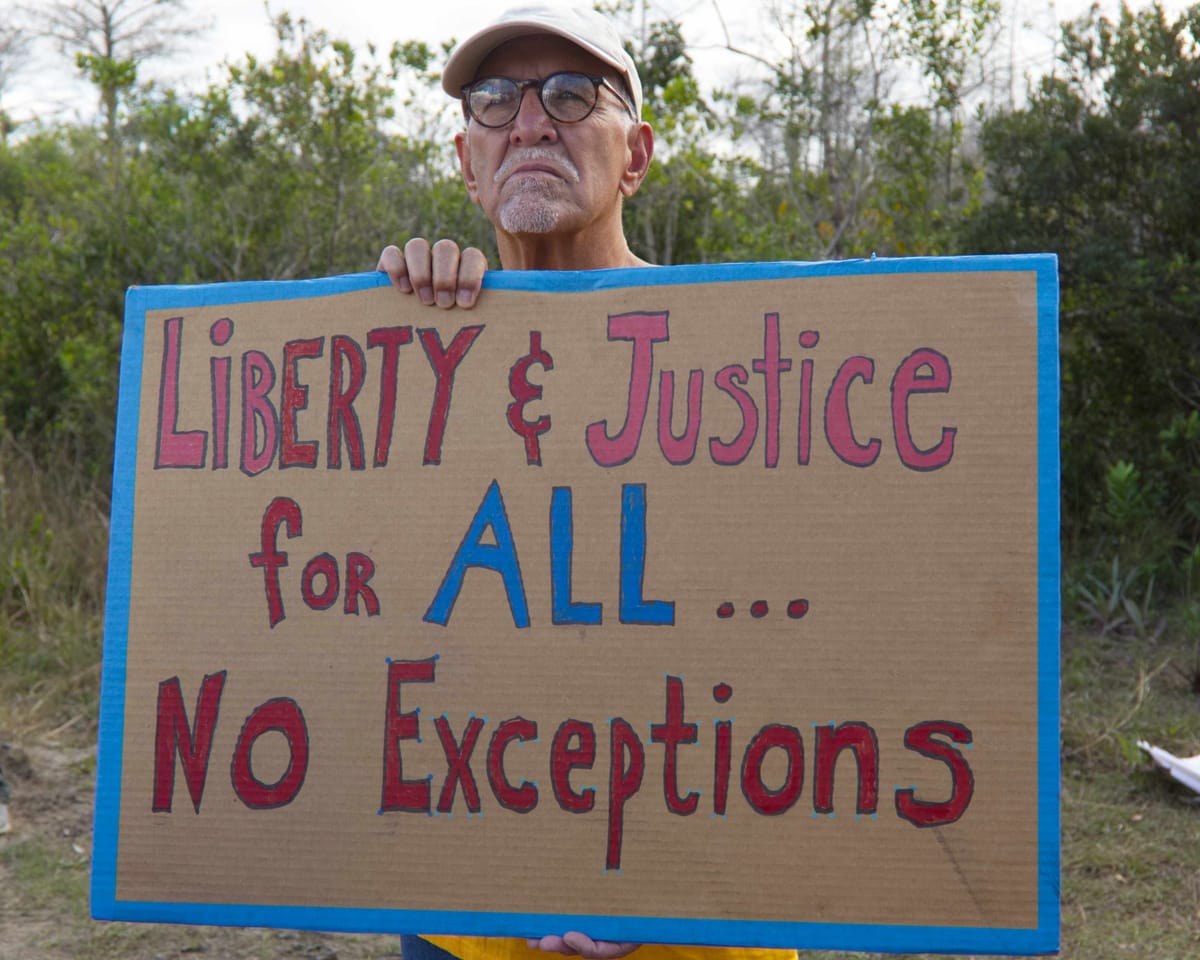 The 26th Weekly Sunday Prayer Vigil Across from the Alligator Alcatraz