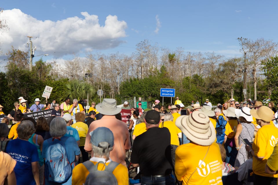 Special Coverage of the 24th Weekly Sunday Prayer Vigil at Alligator Alcatraz